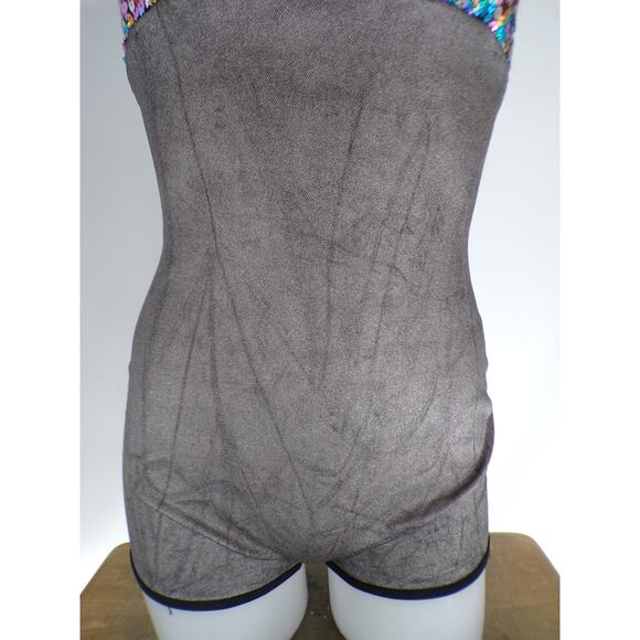 Dance Costume Curtain Call E767 Large Adult Gray Jazz Sequin Acro Musical - Picture 5 of 7